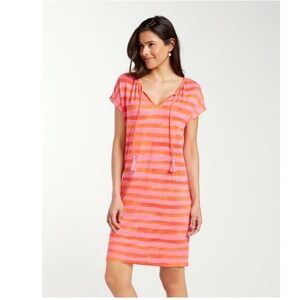 Tommy Bahama Bossa Nova Stretch Linen Shift Dress. Size XS.